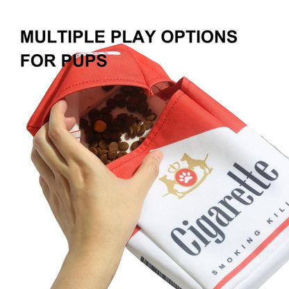 Cigarette Design Dog Toy, 1 Count Interactive Chew Toy with Squeaky Sound, Fun and Novelty Design Dog Toy, Perfect for Puppies, Small and Medium Dogs, Valentine'S Day Gift